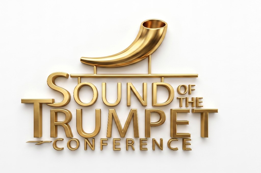 Sound of the Trumpet Conference — golden shofar logo